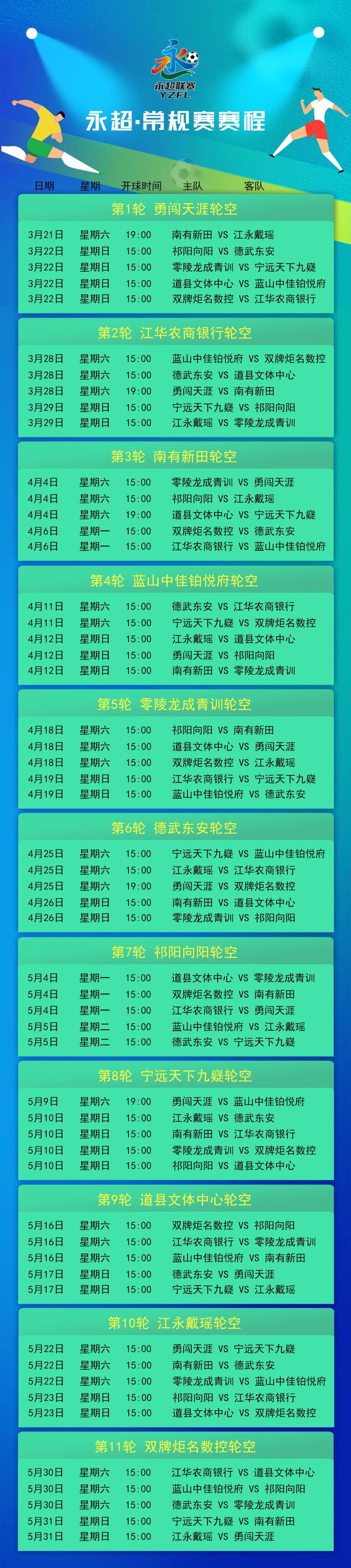 华体会体育app下载-永州足球盛宴！永超赛程表公布